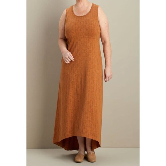 Duluth To 'n' Flow High-Low Fall Floral Print Maxi Dress w/Pockets Size Large - Picture 1 of 9